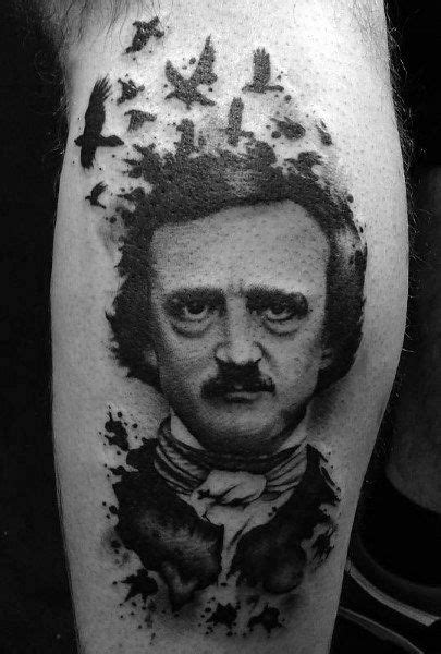 60 Epic Edgar Allan Poe Tattoo Designs For Men 60 Epic Edgar Allan Poe Tattoo Designs For Men