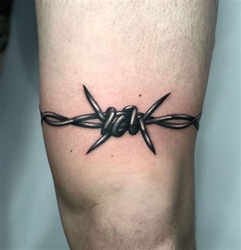 61 Awesome Barbed Wire Tattoo Designs For Men