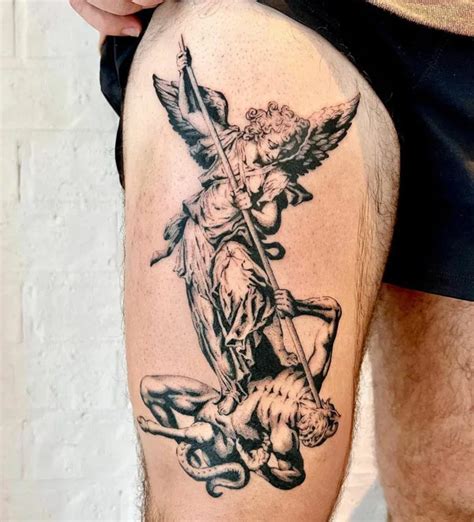 65 Unmissable St Michael Tattoo Ideas With Enthralling Meaning