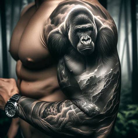68 Enchanting Gorilla Tattoo Ideas For The Brave Souls Tattoo 68 Enchanting Gorilla Tattoo Ideas For The Brave Souls Tattoo
