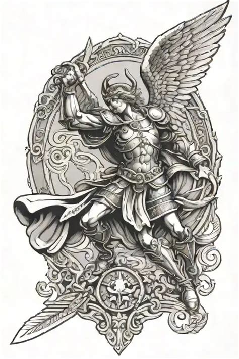685 Archangel Saint Michael Tattoo Ideas Blackink Ai 685 Archangel Saint Michael Tattoo Ideas Blackink Ai