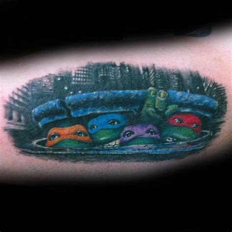 70 Epic Teenage Mutant Ninja Turtle Tattoo Designs For Men