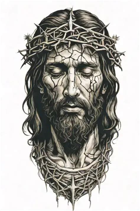 763 Jesus Crown Of Thorns Tattoo Ideas Blackink Ai 763 Jesus Crown Of Thorns Tattoo Ideas Blackink Ai