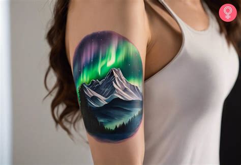 8 Stunning Aurora Borealis Tattoo Designs
