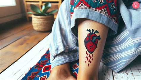 8 Stunning Bleeding Heart Tattoo Designs With Their Meanings Vamaindia In