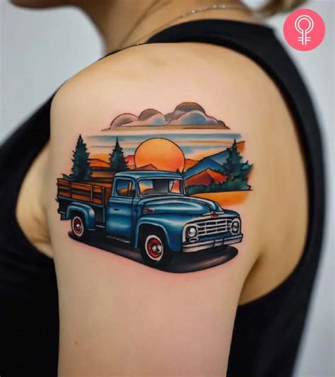 8 Unique Truck Tattoo Ideas For Making A Statement 8 Unique Truck Tattoo Ideas For Making A Statement