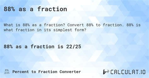 Convert.88 to a Fraction Easily!