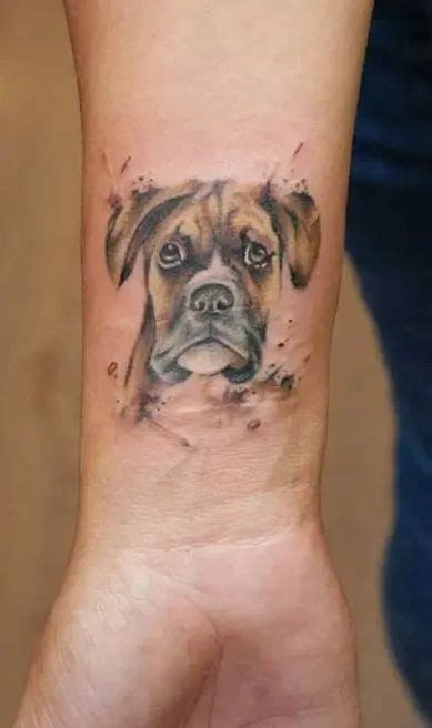 9 Best Boxer Dog Tattoos Images On Pinterest Boxer Dog Tattoo Boxer