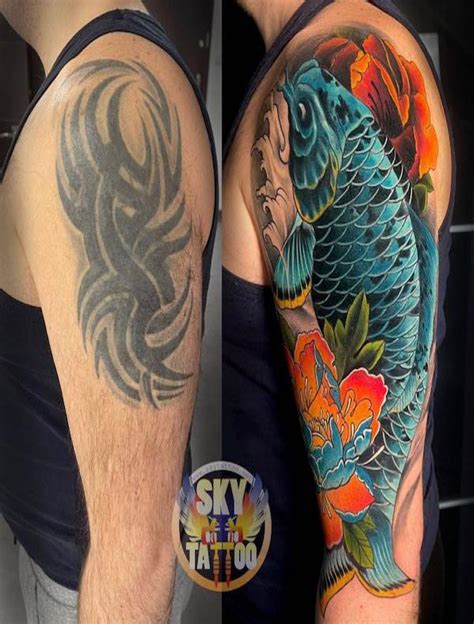 95 Incredible Cover Up Tattoos Before And After Art And Design
