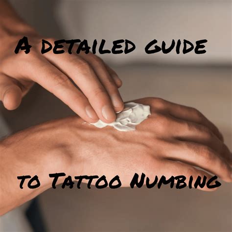 A Comprehensive Guide To Tattoo Numbing Creams Toochi Tattoo
