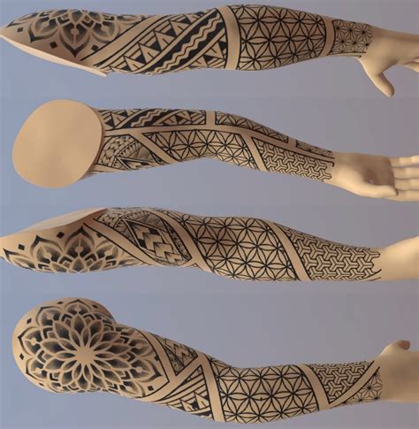 A Full Sleeve Tattoo Design Featuring Detailed Roses Intertwined With A Vintage Clock Symbolizing The Passage Of Time And The Beauty Of Life The Word Respect Is Elegantly Integrated Into The Design