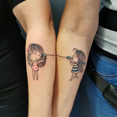 Adorable Sister Tattoos