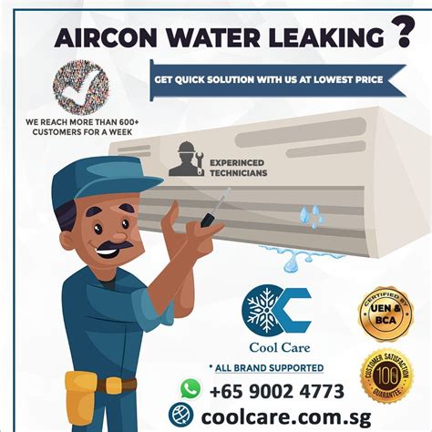 Aircon Water Leaking Cool Care Aircon Medium
