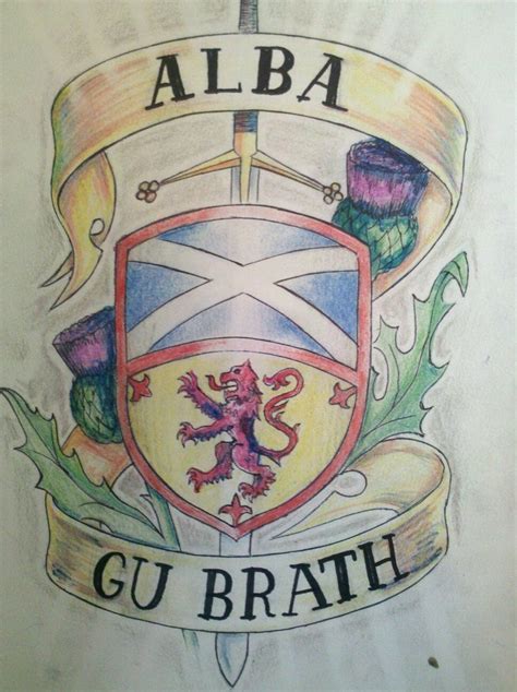 Alba Gu Brath Tattoo Designs