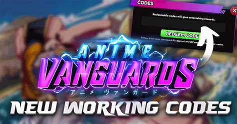 All Codes For Anime Vanguards