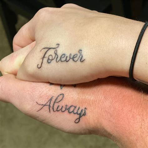 Always And Forever Couple Tattoos