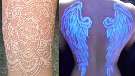 Amazing White Ink Tattoos Ideas On White And Black People Youtube