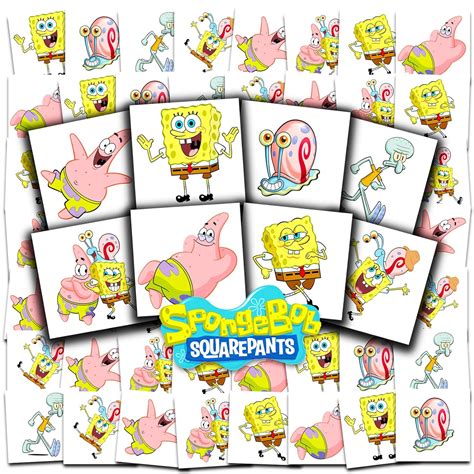 Amazon Com Spongebob Squarepants Tattoos Party Favors Bundle 70 Amazon Com Spongebob Squarepants Tattoos Party Favors Bundle 70