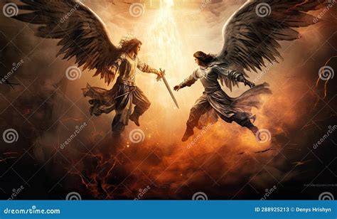 Angel And Demon Battle Art Angel And Demon Battle Art