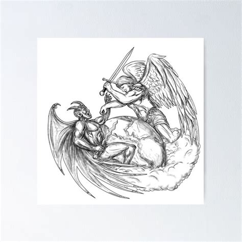 Angel Fighting Demon Over Earth World Tattoo Journal For Sale By Patrimonio Redbubble Angel Fighting Demon Over Earth World Tattoo Journal For Sale By Patrimonio Redbubble