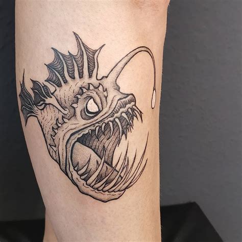 Angler Fish Tattoo Design