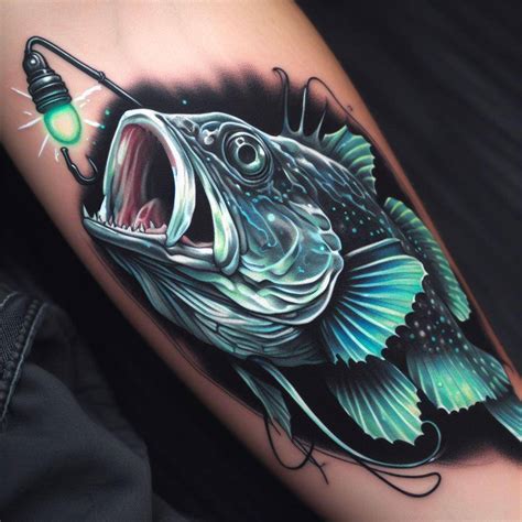 Angler Fish Your Own Tattoo Design Custom Designs Crafted For
