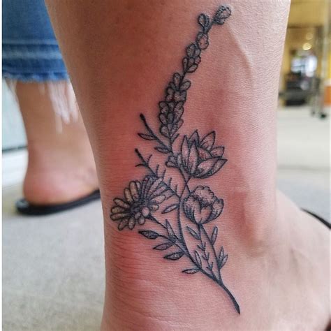 Ankle Flower Tattoo This Is The One Change The Little Daisy To