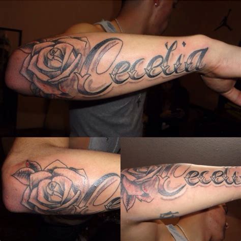 Arm Name Tattoo Designs