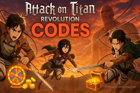 Attack On Titan Revolution Codes