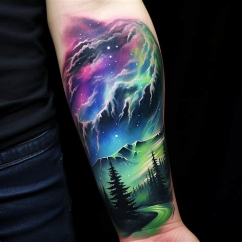 Aurora Borealis Tattoo The Bridge Tattoo Designs