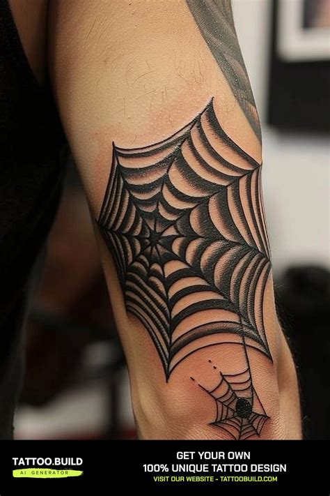 Awesome Cobweb Tattoo For Inspiration Tattoo Build