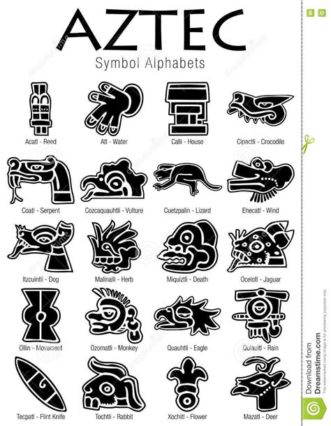 Aztec Warrior Symbols Tattoos Aztec Warrior Symbols Tattoos