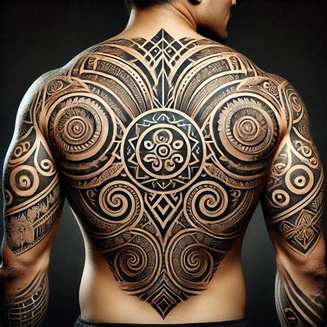 Back Piece Tribal Tattoo Design Aztec Tattoo Ideas Back Piece Tribal Tattoo Design Aztec Tattoo Ideas