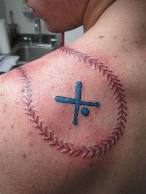 Baseball Cross Tattoo Ideas