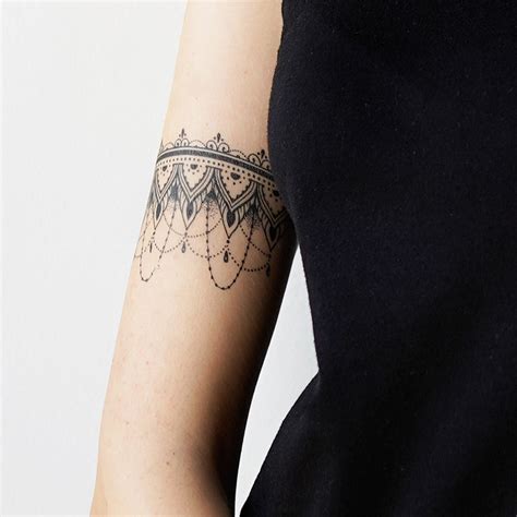 Beautiful Arm Band Girl Arm Band Tattoo Mandala Arm Band Tattoo