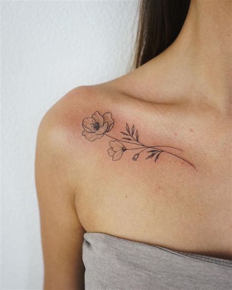 Beautiful Clavicle Tattoo Ideas For Women And Men Floral Minimal And Beautiful Clavicle Tattoo Ideas For Women And Men Floral Minimal And