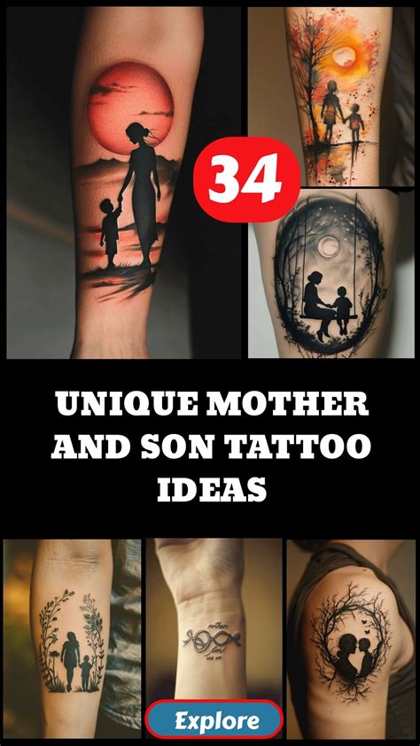 Best 13 34 Mother And Son Tattoo Ideas To Celebrate Your Special Bond