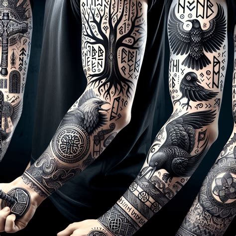 Best Nordic Tattoo Sleeve Ideas Vondy