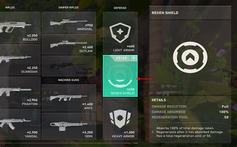 Bl1 Aid Station Health Regen Shield