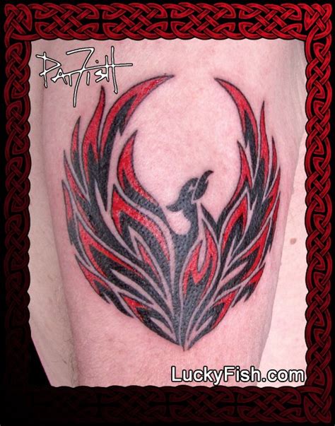 Black Flame Phoenix Tribal Tattoo Design Luckyfish Inc And Tattoo Santa Barbara Black Flame Phoenix Tribal Tattoo Design Luckyfish Inc And Tattoo Santa Barbara