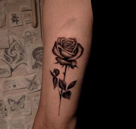 Black Rose Tattoo Designs Blossoming Roses Tattoo Design Black