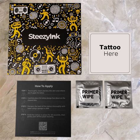 Bold 3X3 Temporary Tattoos Expressive Lasting Ink Steezyink