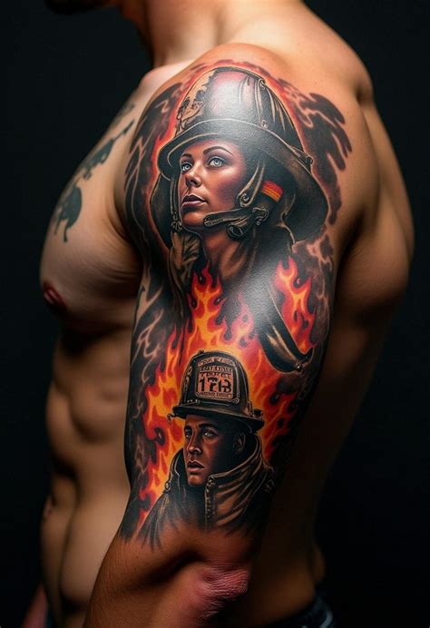 Bold Firefighter Tattoos For Inspiration