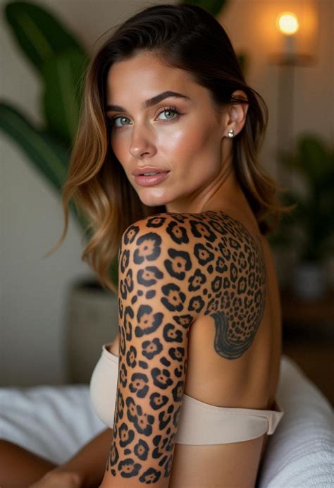 Bold Leopard Print Tattoo Ideas Cozy Vibes