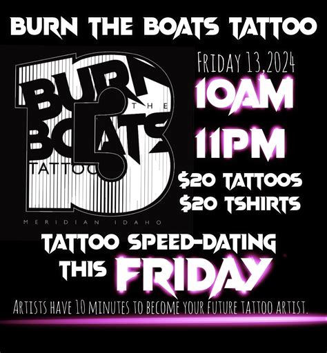Burn The Boats Tattoo Tattoo Shop Meridian Idaho