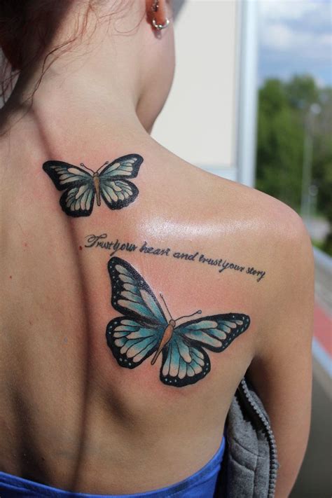 Butterfly Back Tattoos Designs