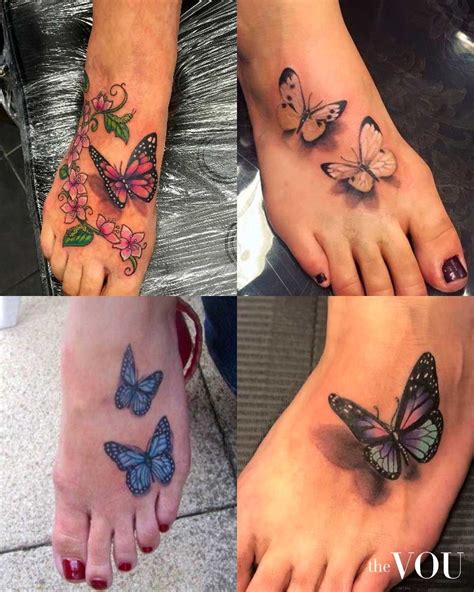 Butterfly Foot Tattoo Artofit