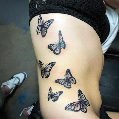 Butterfly Side Tattoos Butterfly Side Tattoos