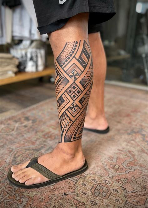 Calf Tattoo