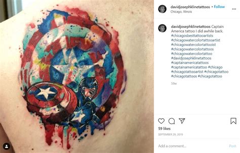 Captain America 10 Fan Tattoos That Are Out Of This World
